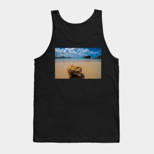 Coral on Gros Islet Beach Saint Lucia Caribbean Tank Top